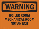 Boiler Room Mechanical Room Not An Exit