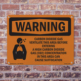 Carbon Dioxide Gas Ventilate With Symbol
