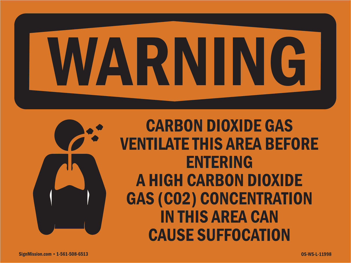 Carbon Dioxide Gas Ventilate With Symbol