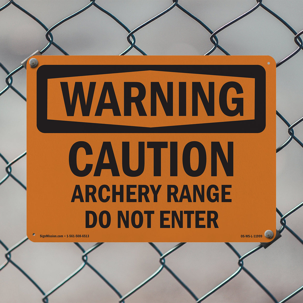 Caution Archery Range Do Not Enter