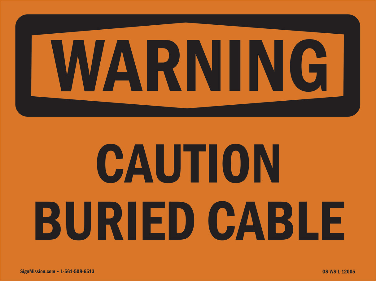 Caution Buried Cable