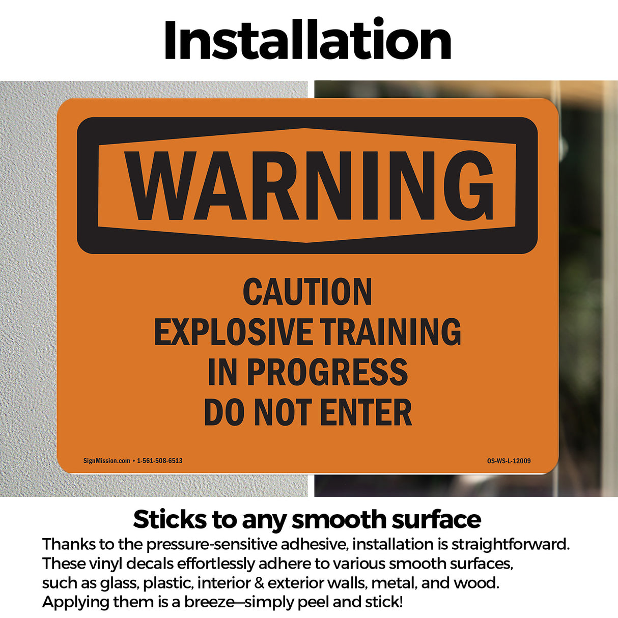 Caution Explosive Training In Progress Do