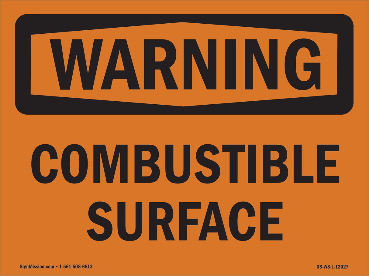 Combustible Surface