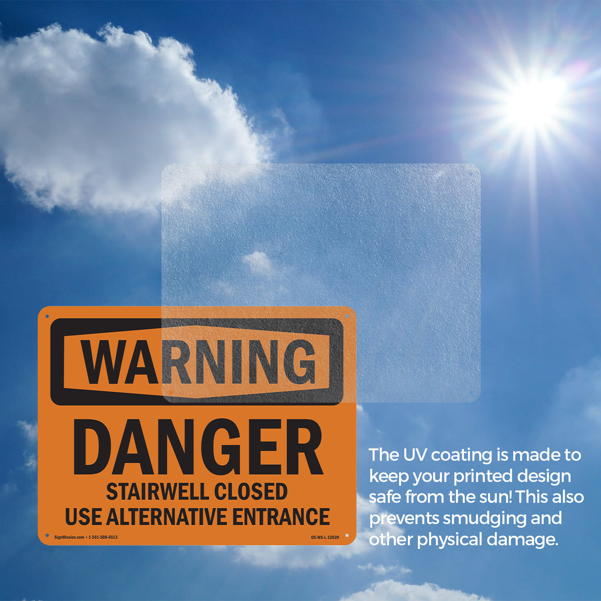 Danger Stairwell Closed Use Alternative Entrance