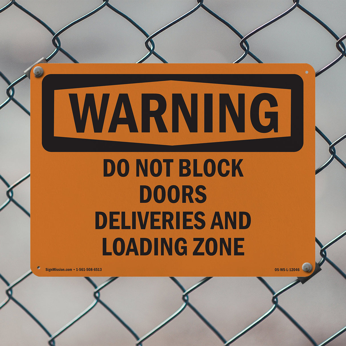 Do Not Block Doors Deliveries And Loading Zone