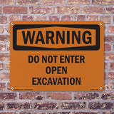 Do Not Enter Open Excavation