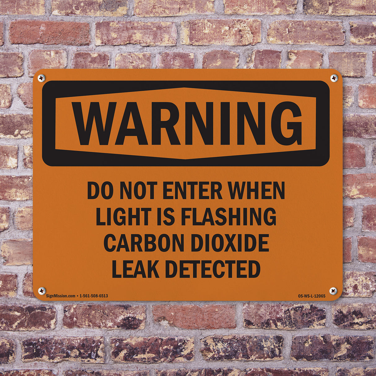 Do Not Enter When Light Is Flashing Carbon