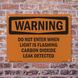 Do Not Enter When Light Is Flashing Carbon