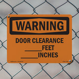 Door Clearance ____ Feet ____ Inches