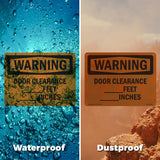 Door Clearance ____ Feet ____ Inches