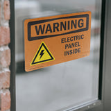 Electric Panel Inside With Symbol