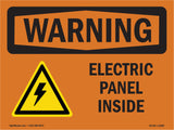 Electric Panel Inside With Symbol