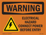 Electrical Hazard Disconnect With Symbol