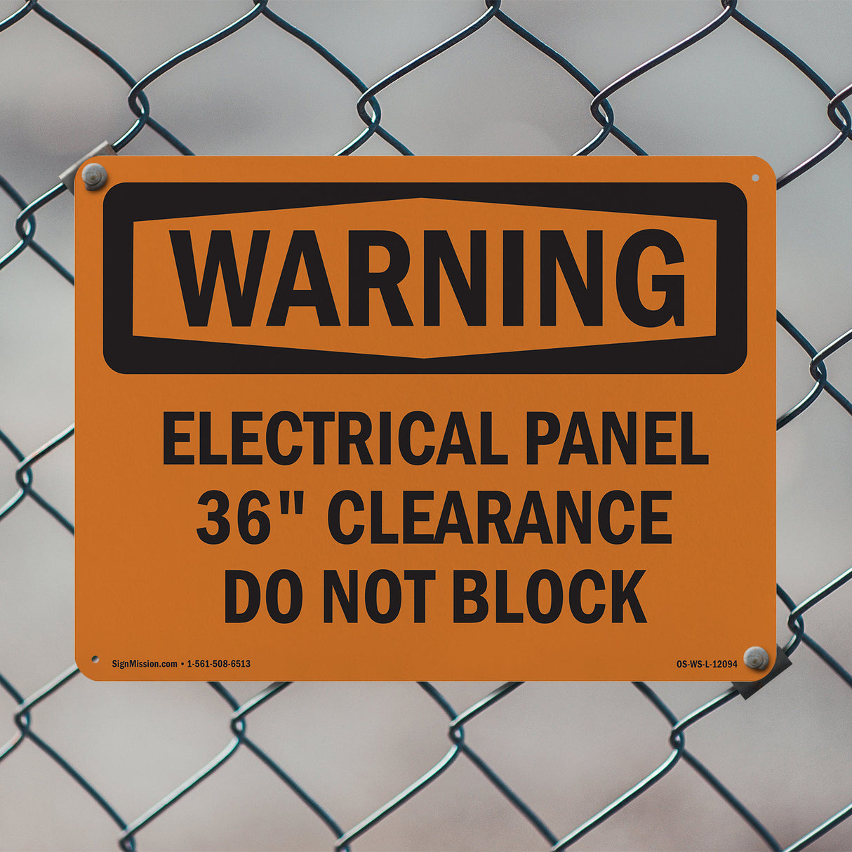 Electrical Panel 36 Clearance Do Not Block