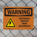 Electrical Service Main Disconnect With Symbol