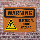 Electrical Shock Hazard With Symbol