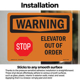 Elevator Out Of Order With Symbol