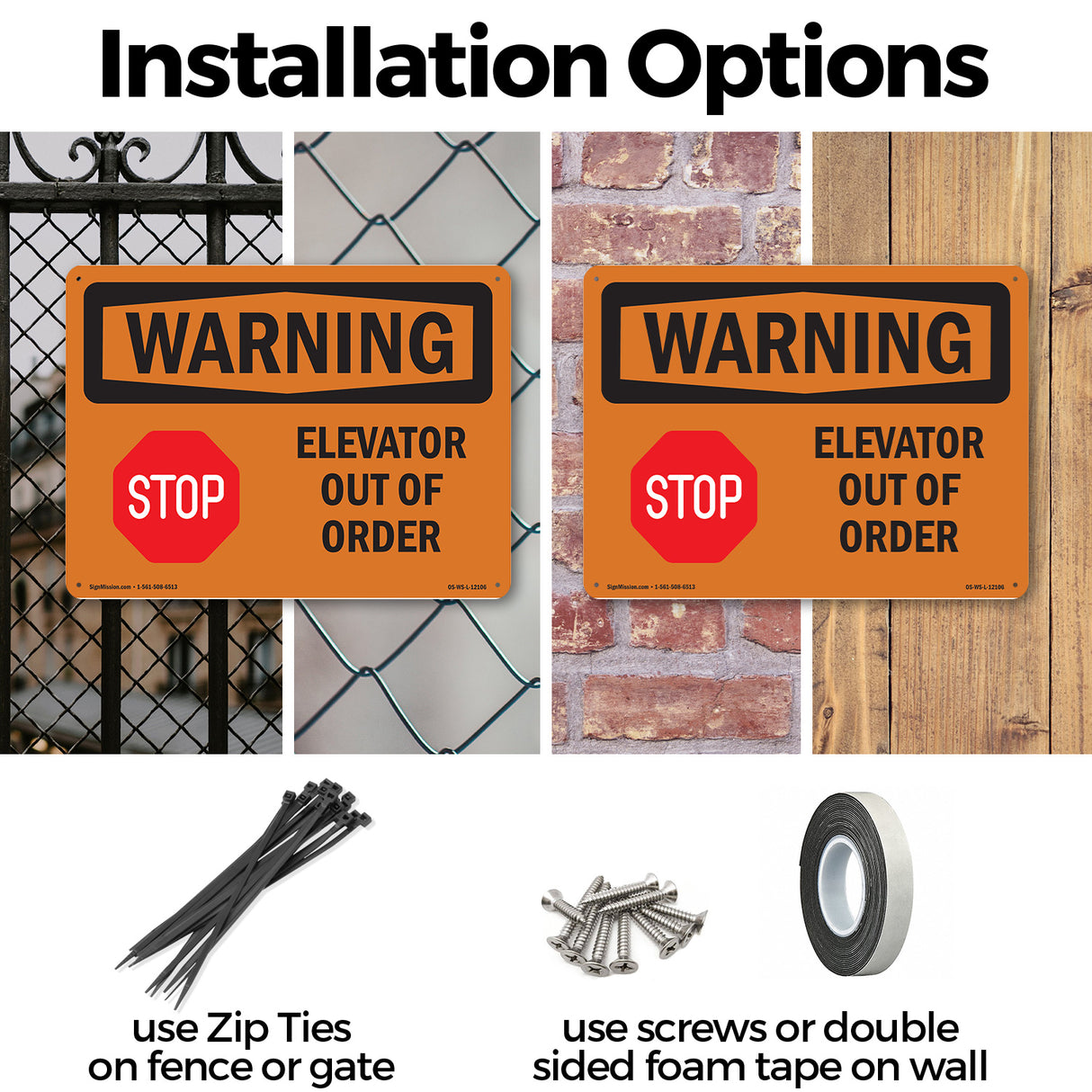 Elevator Out Of Order With Symbol