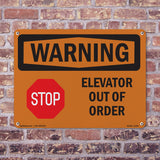 Elevator Out Of Order With Symbol