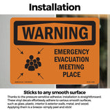 Emergency Evacuation Meeting Place With Symbol