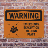 Emergency Evacuation Meeting Place With Symbol