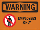 Employees Only With Symbol