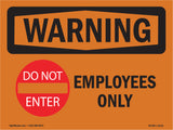 Employees Only With Symbol