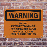 Ethanol Extremely Flammable Avoid Breathing