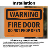 Fire Door Do Not Prop Open