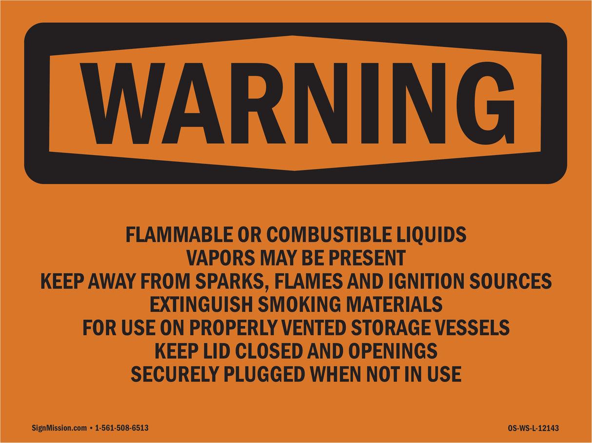 Flammable Or Combustible Liquids Vapors