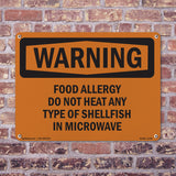 Food Allergy Do Not Heat Any Type Of Shellfish