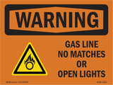 Gas Line No Matches Or Open Lights With Symbol