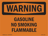 Gasoline No Smoking Flammable