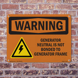 Generator Neutral Is Not Bonded With Symbol