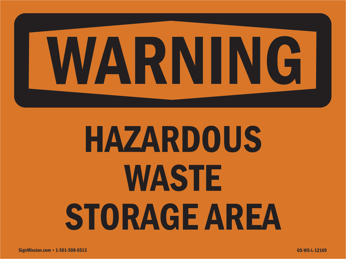 Hazardous Waste Storage Area