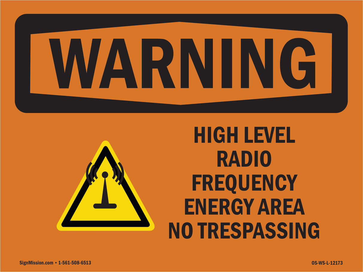 High Level Radio Frequency Energy With Symbol