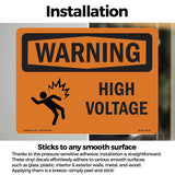 High Voltage With Symbol