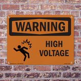 High Voltage With Symbol
