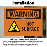 Hot Surface With Symbol