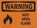Hot! Open Flame With Symbol