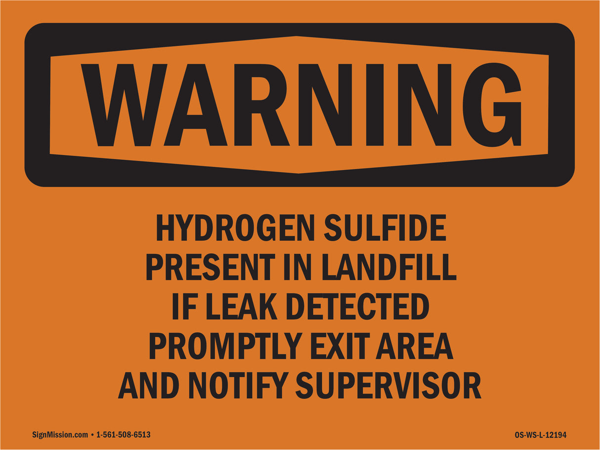 Hydrogen Sulfide Present In Landfill If