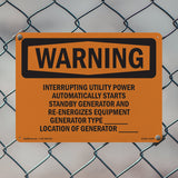 Interrupting Utility Power Automatically