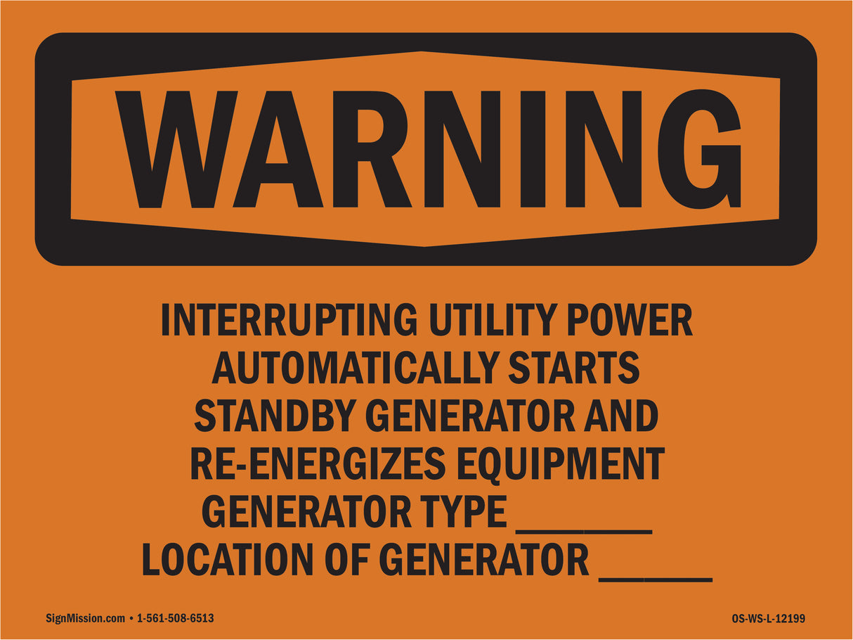 Interrupting Utility Power Automatically