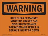 Keep Clear Of Magnet Magnetic Hazard Can