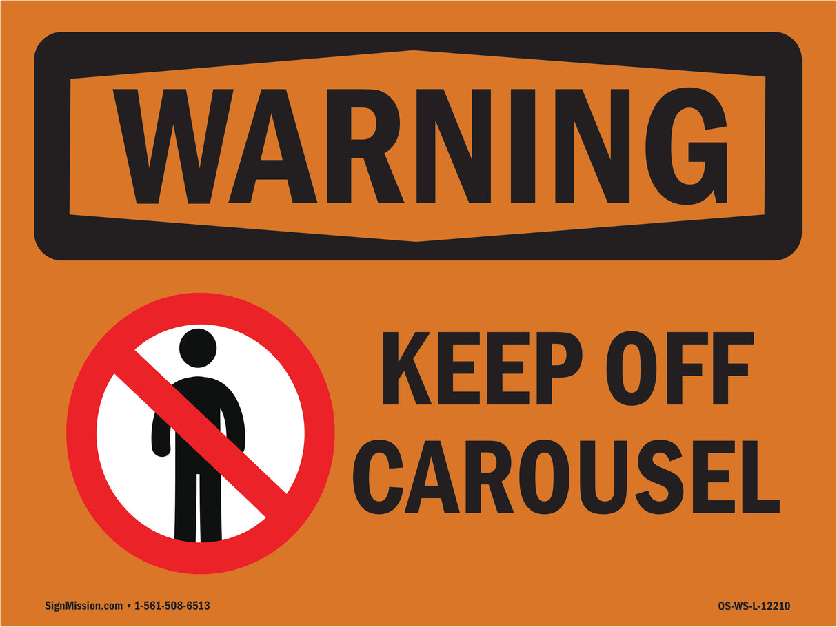 Keep Off Carousel With Symbol