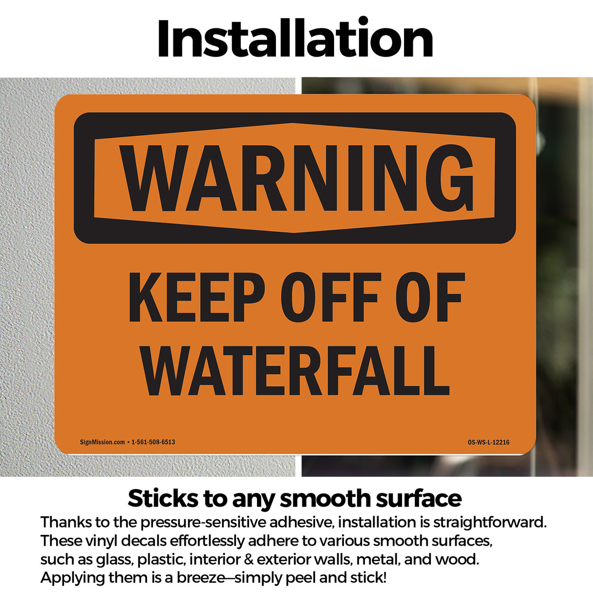 Keep Off Of Waterfall