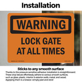 Lock Gate At All Times