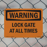 Lock Gate At All Times