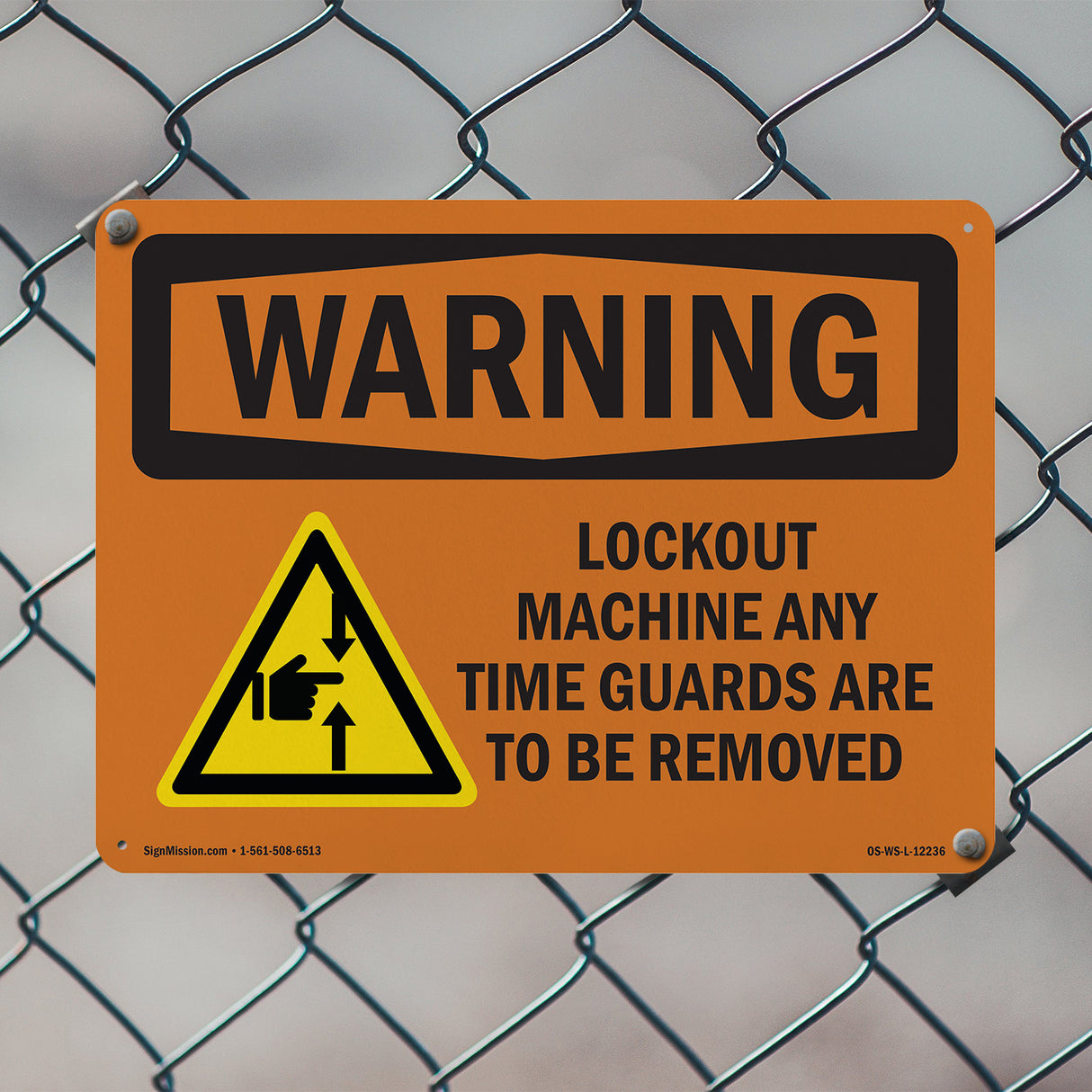 Lockout Machine Any Time Guards With Symbol