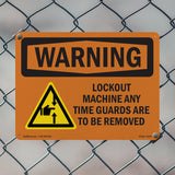 Lockout Machine Any Time Guards With Symbol